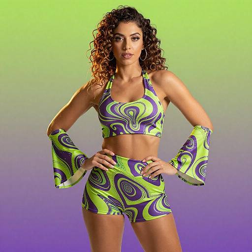 Vibrant Rave Fashion Photography Showcase