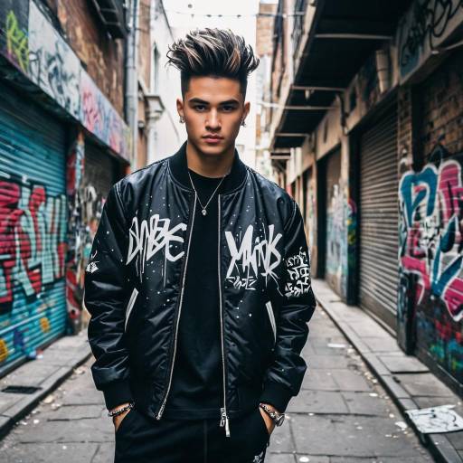 Urban Dance Vibes: Pompadour Fade Style