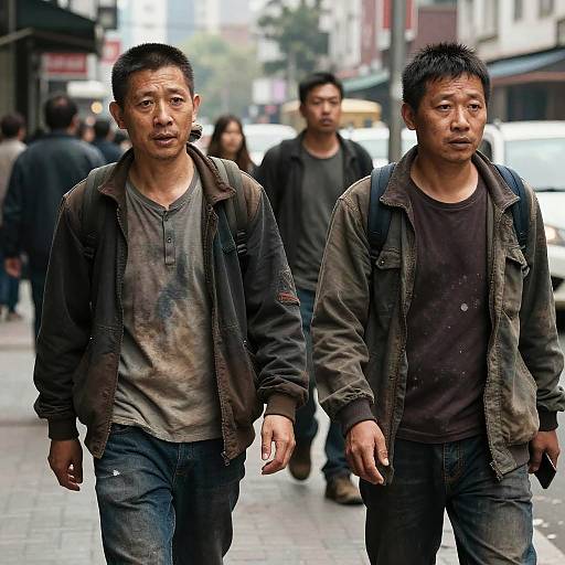 Gritty Urban Street Scene