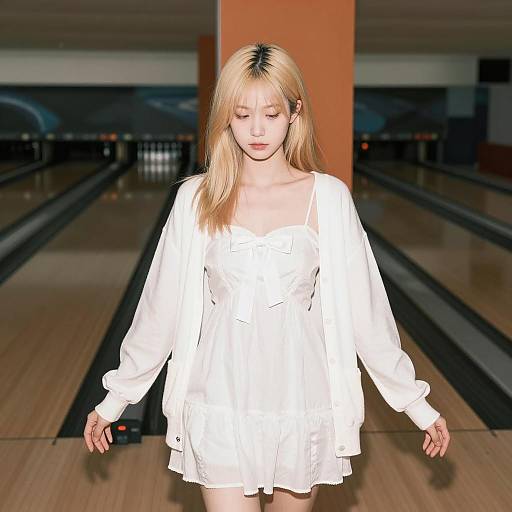 Lonely Elegance in a Bowling Alley