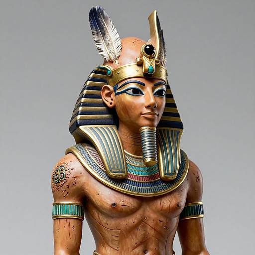 Highly Realistic Cel Egyptian Warrior God