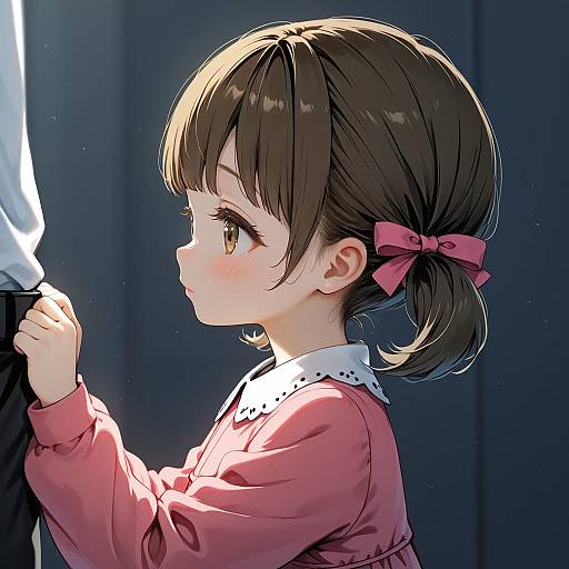 Illustration of Doujima nanako, persona in the style of Piyokichi