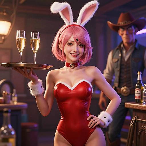 Cinematic Artwork of Haruno Sakura