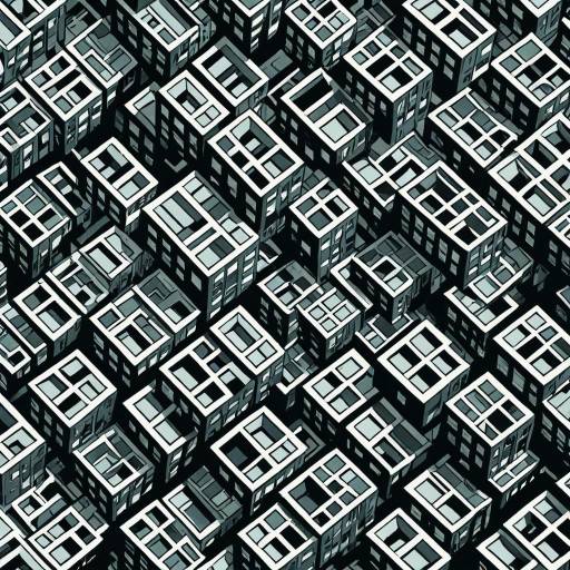 M.C. Escher Style Impossible Cubes Pattern