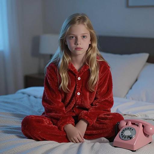 Cozy Portrait of a Young Girl