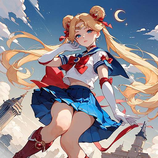 Sailor Moon Magical Girl Outdoors