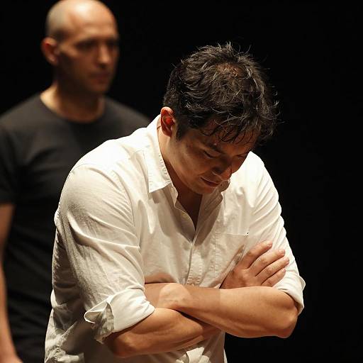 Warm Light Photograph of Two Men