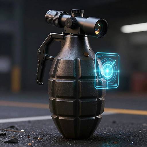 Sci-Fi Grenade with Advanced Scope