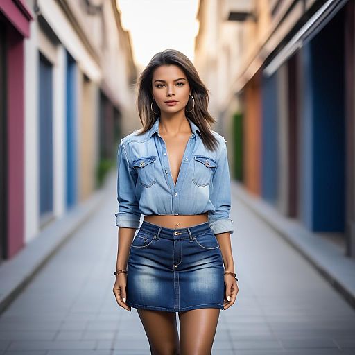 Street Style Fashion Photography in Denim Street Style Fashion Photography in Denim