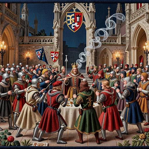 Cinematographic Night at Medieval Royal Court