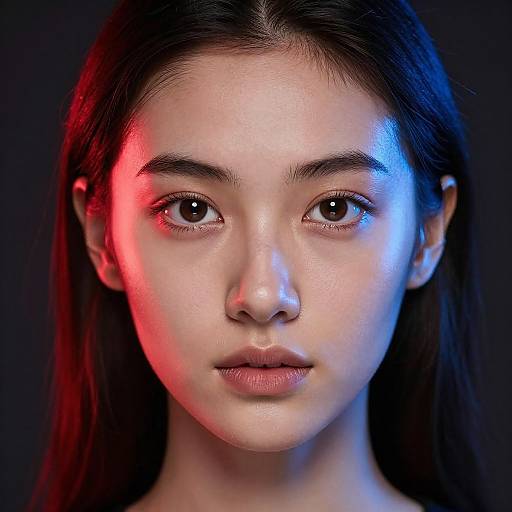 Photorealistic Portrait with Dramatic Lighting