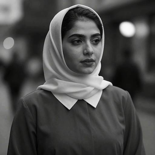 Monochrome Portrait of a Woman