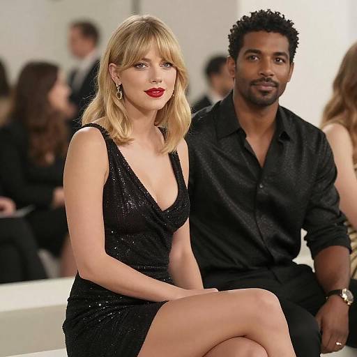 Elegant Couple in Evening Attire