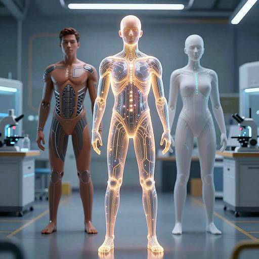 Futuristic AI Human Model Generator