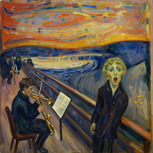 Musical Performance Inspired by Edvard Munch