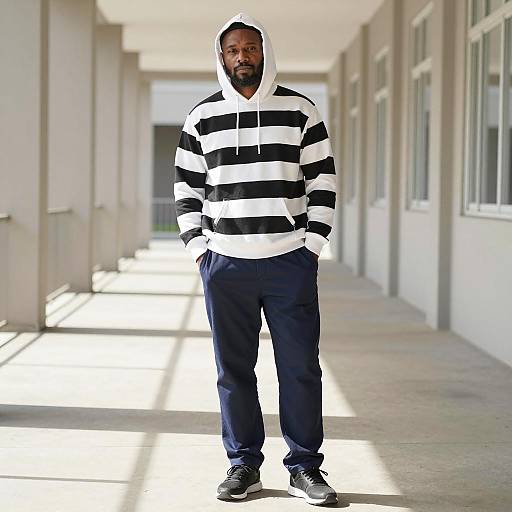 Urban Male Inmate Costume Photography