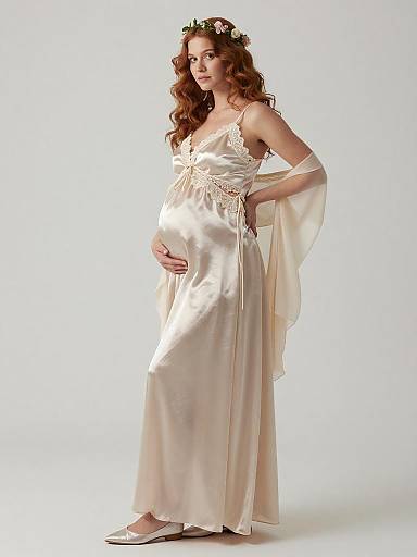 Ethereal Maternity Fairy Fashion Portrait