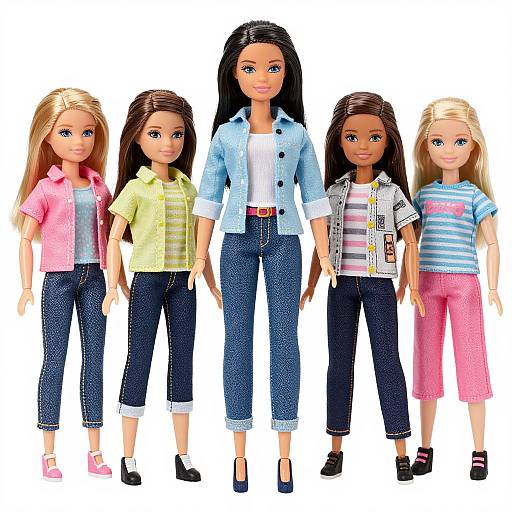 Handmade Casual Outfits for Barbie Dolls