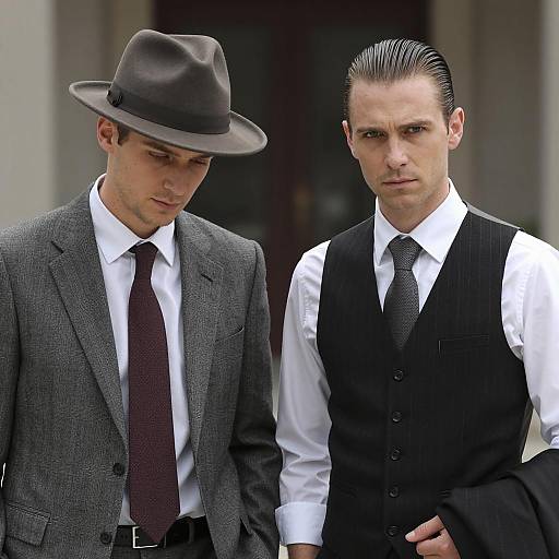 Two Men in Suits: A Contrast