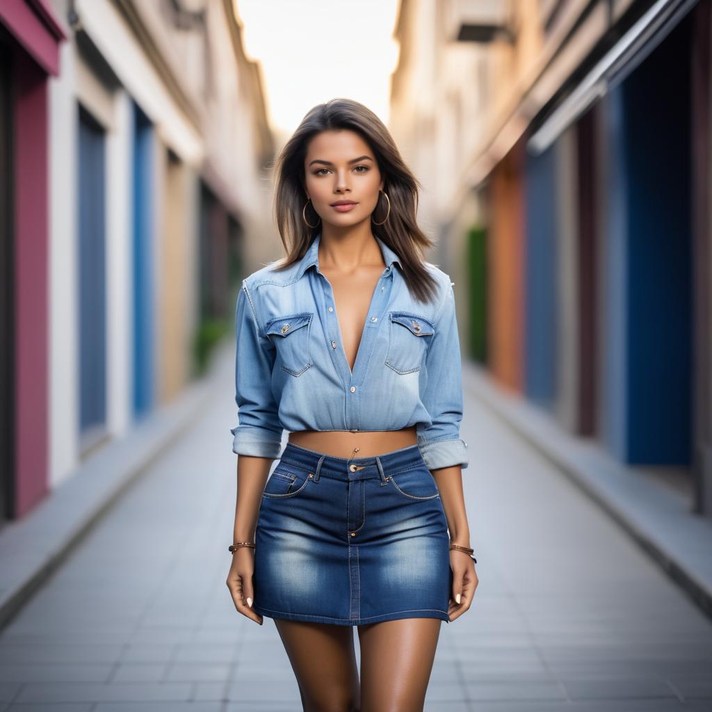 Street Style Fashion Photography in Denim