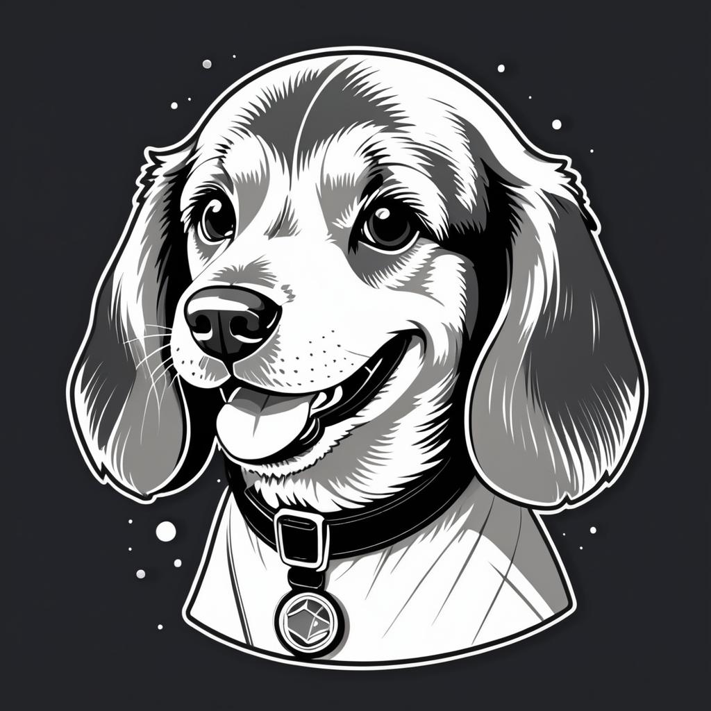 Cute Beagle Geologist T-Shirt Design