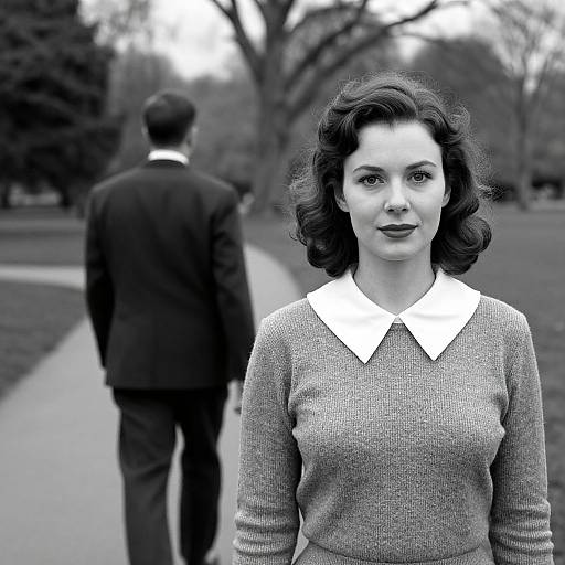 Vintage Cinematic Moment in Richmond Park