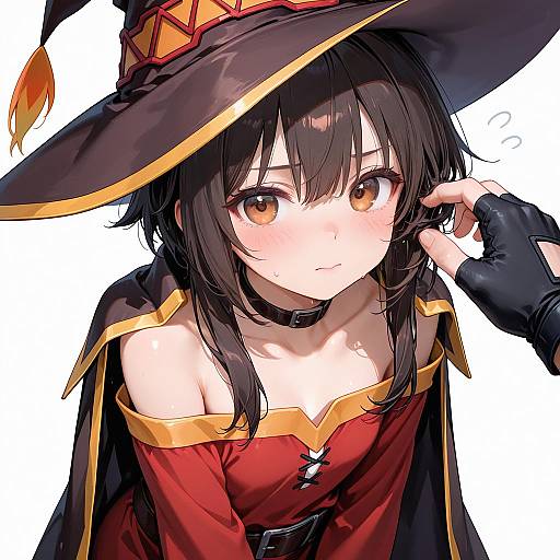 Megumin in Elegant Witch Attire