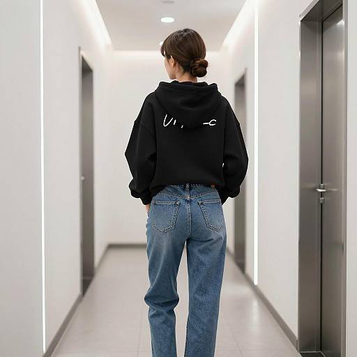 Modern Hallway Photo of Woman