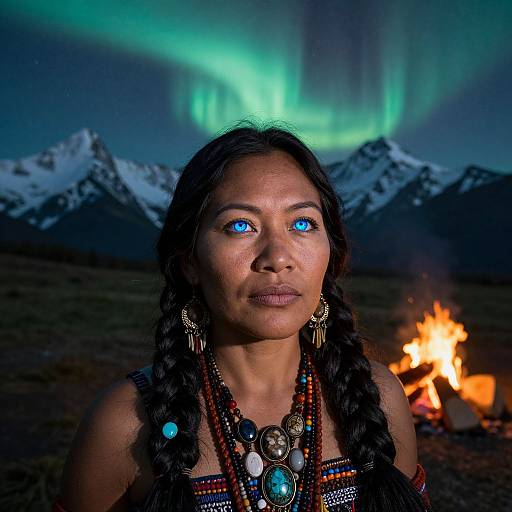 Enigmatic Pacific Islander Portrait