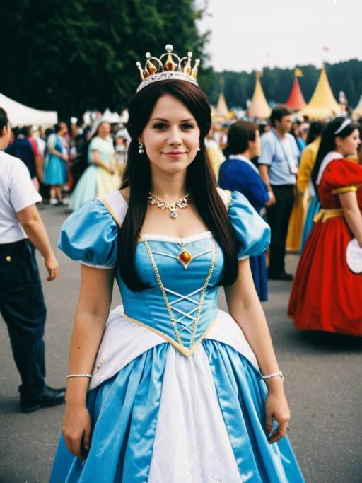 Photorealistic Princess Costume Festival Cosplay