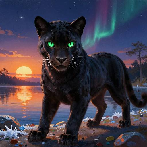 Obsidian Panther Prodigy Portrait