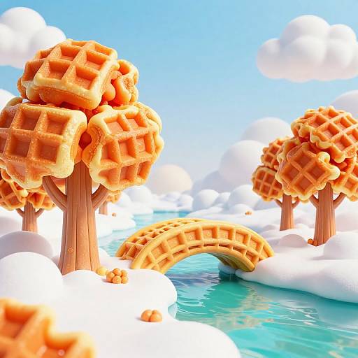 Whimsical Edible Fantasy Landscape