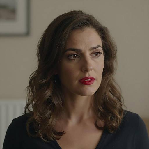 Elegant Woman in Soft Blurred Background