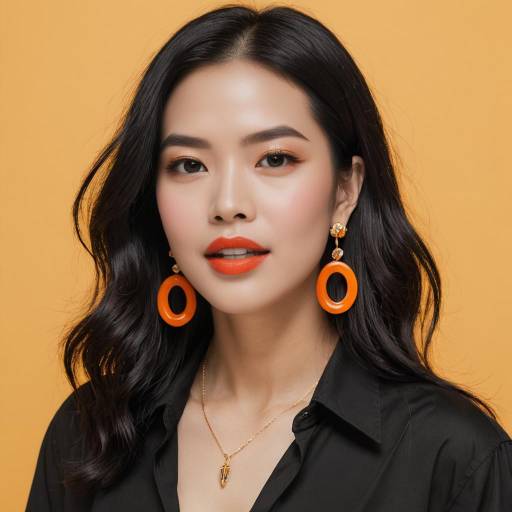 Portrait of a Girl with Black Hair