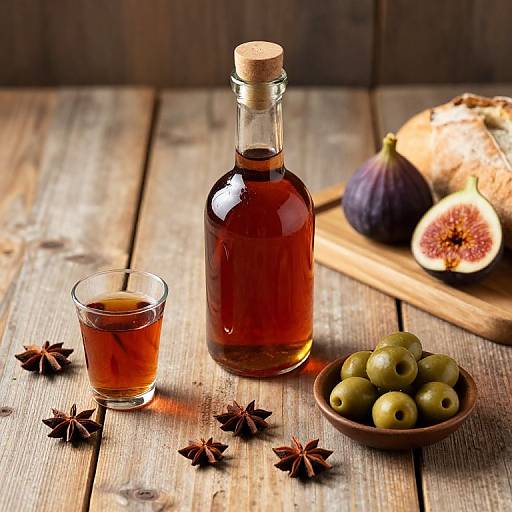 Rustic Turkish Raki Still Life