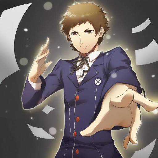 Illustration of Amada ken, persona in the style of Sunhyun