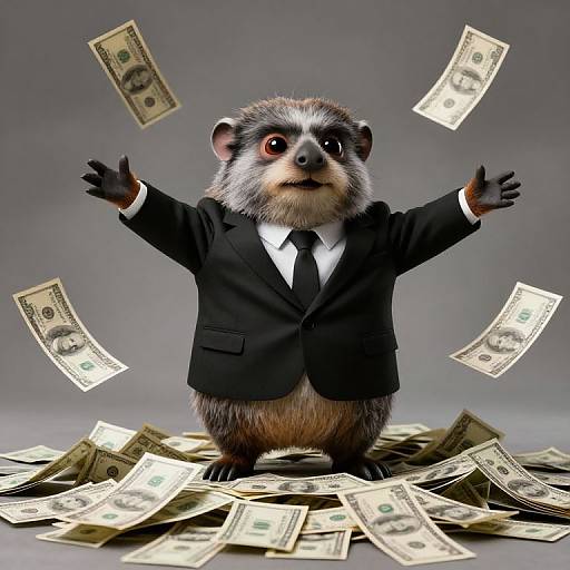 Successful Lemming Amidst Wealth