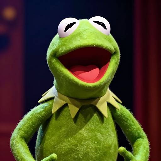 Photograph of Kermit the Frog from 