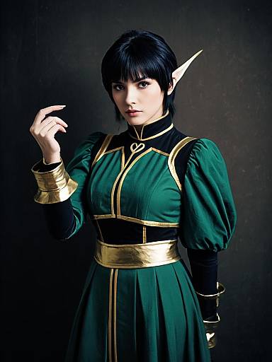 Realistic Enya Geil Cosplay Photo