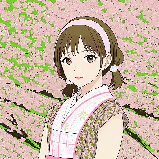 Illustration of Muramatsu sakura, idolmaster in the style of Luke (dydansgur)