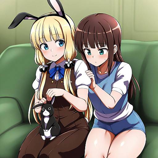 Illustration of Anko (gochiusa), gochuumon wa usagi desu ka? in the style of Megao 3rd