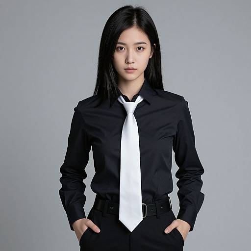 Dark Academia Stylish Solo Portrait