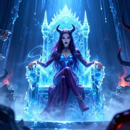 Ice Spice Villainess in Frozen Throne