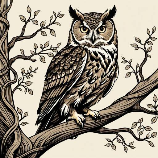 Vector Owl on Twisted Branch