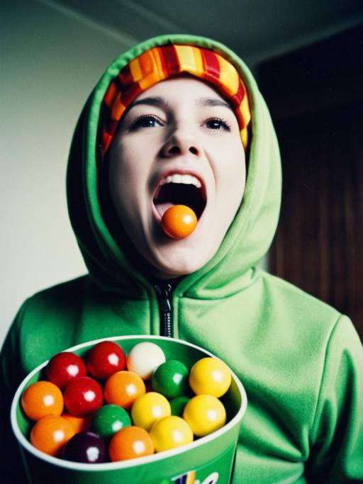 Cinematic Skittles Costume Portrait