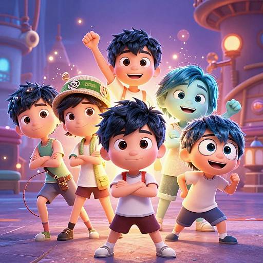 Pixar Black-Haired Characters Adventure