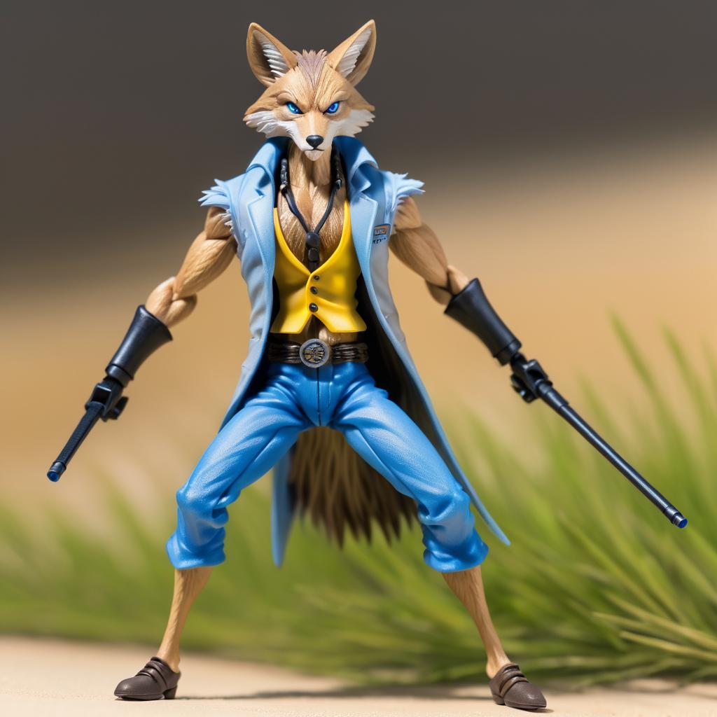 Photo-Realistic Coyote-Man Action Figure