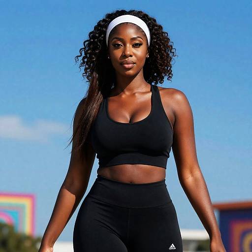 Elegant African American Woman Portrait