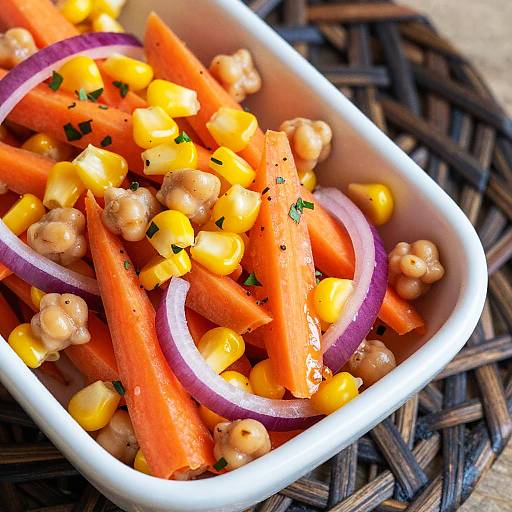 Fresh Vegetable Chickpea Salad