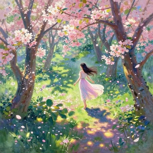 Impressionist Manga Enchanted Grove